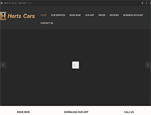 Tablet Screenshot of hertscars.net